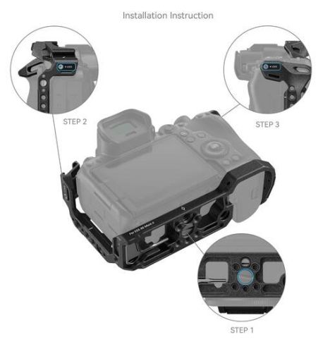 SmallRig Cage "Black Mamba" para Canon EOS R6 Mark II