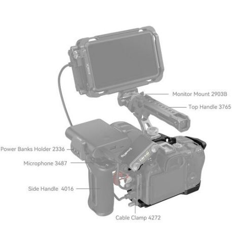 SmallRig Cage "Black Mamba" para Canon EOS R6 Mark II