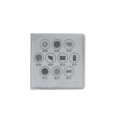 NANLITE JUEGO DE 10 GOBOS SET 1 PARA NANLITE FORZA 60/60B/150