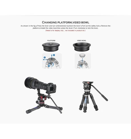 LEOFOTO TRÍPODE DE CARBONO LM-405C