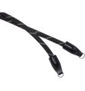 LEICA Correa de cuerda reflectante negro 100 cm