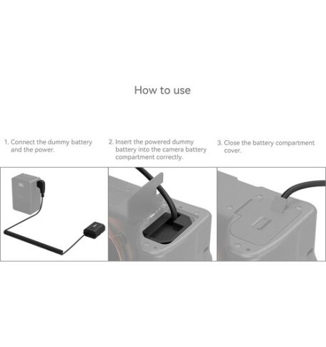 SmallRig Cable de batería ficticia D-Tap a Sony NP-FZ100 4253B