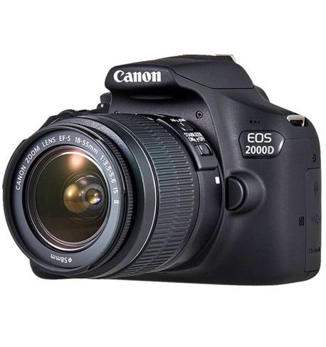 CANON EOS 2000Dx + 18-55mm IS II + funda Canon + tarjeta SD 2728C013