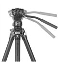Vanguard Alta Pro 3VL 264AV14 - Trípode de vídeo de aluminio, rótula Veo PV-14