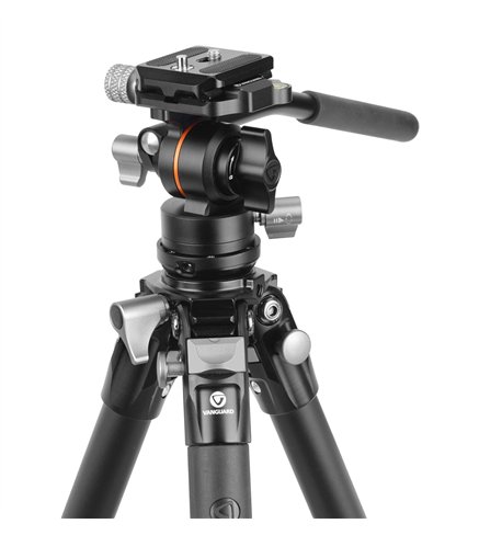 Vanguard Alta Pro 3VLT 235AV12 - Trípode de vídeo compacto de aluminio, rótula Veo PV-12