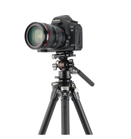 Vanguard Alta Pro 3VLT 235AV12 - Trípode de vídeo compacto de aluminio, rótula Veo PV-12