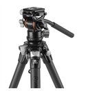 Vanguard Alta Pro 3VLT 235CV10 - Trípode de vídeo compacto de carbono, rótula Veo PV-10