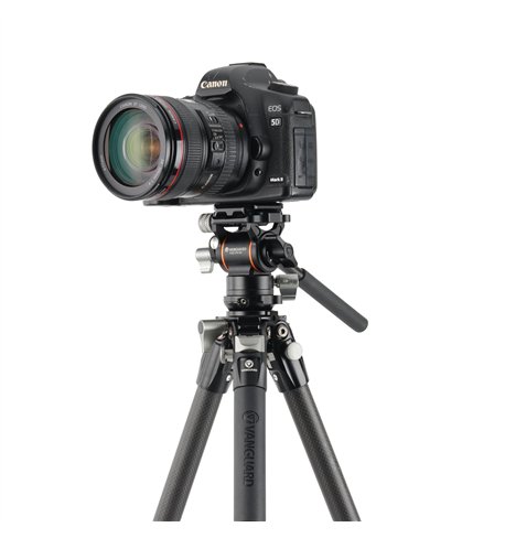 Vanguard Alta Pro 3VLT 235CV10 - Trípode de vídeo compacto de carbono, rótula Veo PV-10