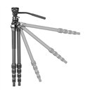Vanguard Alta Pro 3VLT 235CV10 - Trípode de vídeo compacto de carbono, rótula Veo PV-10