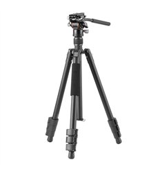 Vanguard Vesta GO 234AV10 - Trípode de viaje de aluminio, rótula de vídeo