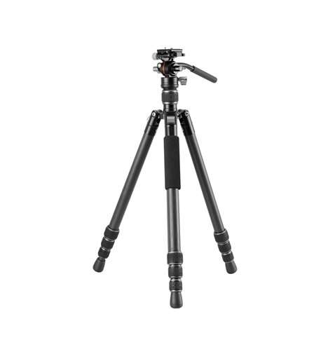 Vanguard Vesta GO 264CV12 - Trípode de viaje de carbono, rótula de vídeo