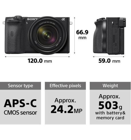 SONY A6600 + 18-135mm Negra -RESERVA PRODUCTO-