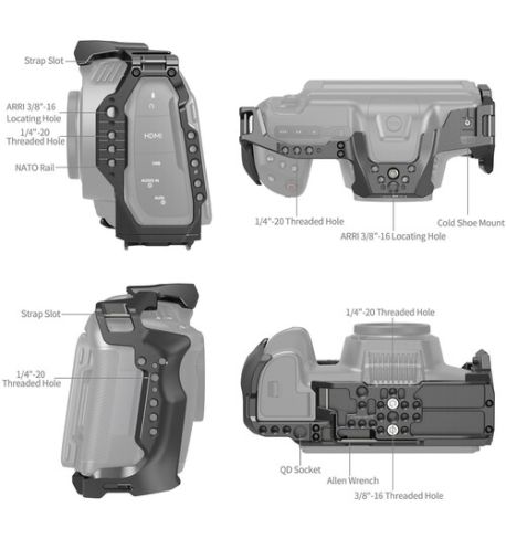 SmallRig cage para Blackmagic design 6K