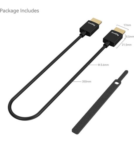 SmallRig 2956B Cable HDMI Ultradelgado 4K