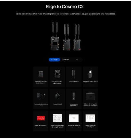 HOLLYLAND COSMO C2 Transmisión de vídeo inalámbrica