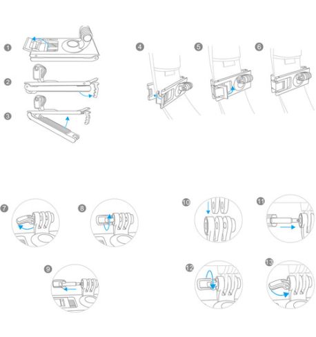Soporte para correa para cámara de acción PGYTECH