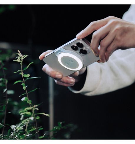 Luz LED compacta para selfies  (gris brumoso) PGYTECH