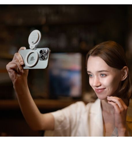 Luz LED compacta para selfies  (gris brumoso) PGYTECH