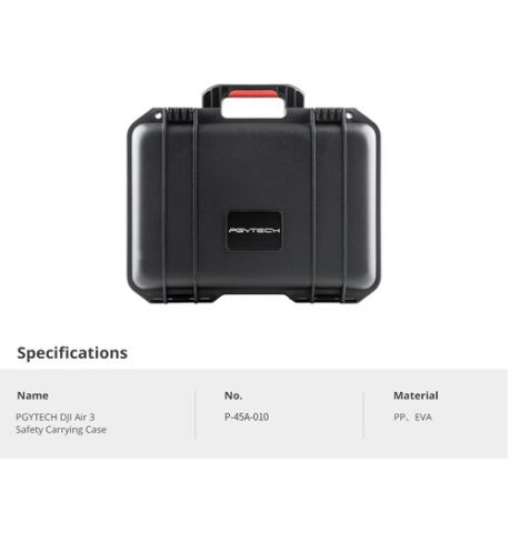 Estuche de transporte rígido para DJI Air 3 de PGYTECH