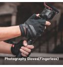 PGYTECH Guantes de fotografía (sin dedos) L
