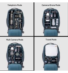 Mochila con ruedas para cámara (negro espacial) PGYTECH 2