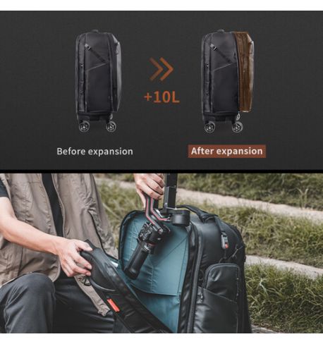 Mochila con ruedas para cámara (negro espacial) PGYTECH