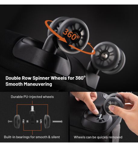 Mochila con ruedas para cámara (negro espacial) PGYTECH