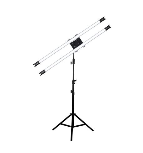 NANLITE Soporte para 2 Pavotube con rótula