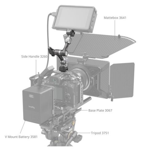 SmallRig 4490 HawkLock H21Brazo Mágico de Roseta de Liberación Rápida