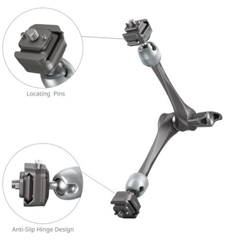 SmallRig 4489 HawkLock H21Brazo Mágico de Roseta de Liberación Rápida (11")