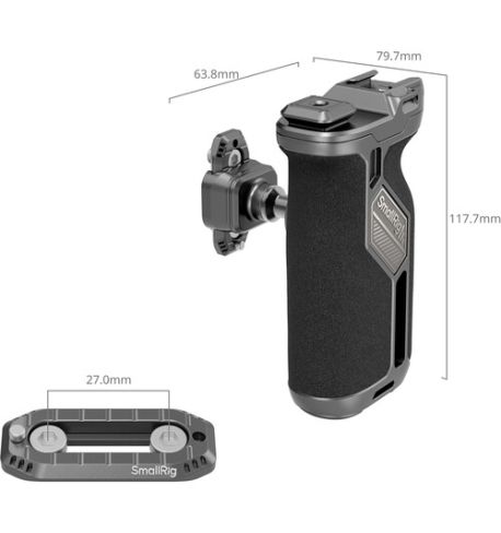 SmallRig 4485 HawkLock H21 Kit de abrazadera lateral giratoria de liberación rápida