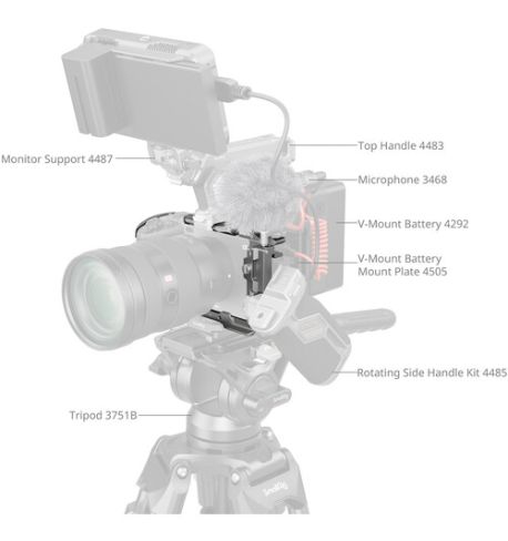 SmallRig 4770 Jaula HawkLock para Sony FX3 y FX30