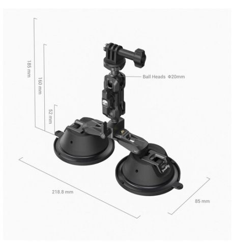 SmallRig 3566 Montaje de cámara con doble ventosa