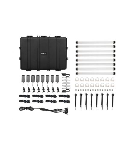 NANLITE PavoTube II 15XR LED con bateria (kit de 8 luces)