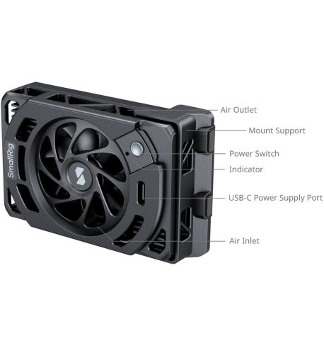 Smallrig 5063 Cooling Fan for Canon EOS R5 Mark II & R5