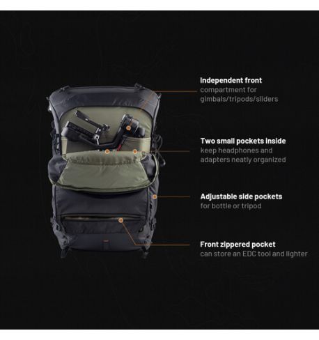 Mochila PGYTECH OnePro Focux de 35 l (verde helecho)