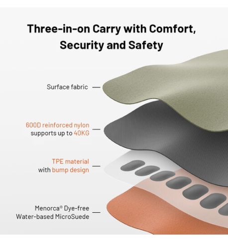 Correa de hombro para cámara PGYTECH Air (marrón tierra) L