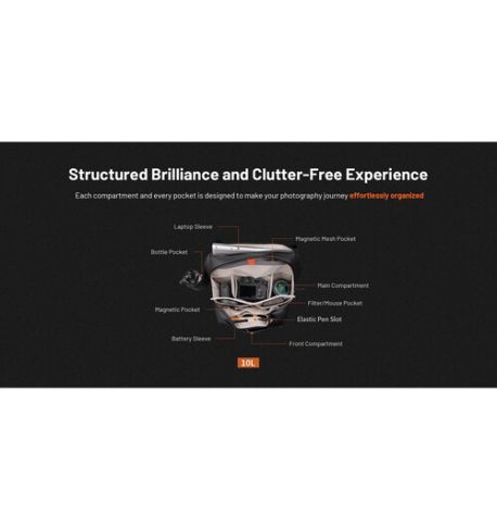 Bolso OneGo Solo V2 10L (Obsidiana) PGYTECH