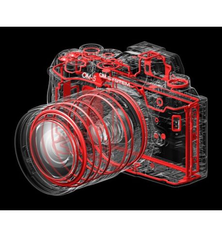 Cámara OM System OM-5 Mark II + 12-45mm Black
