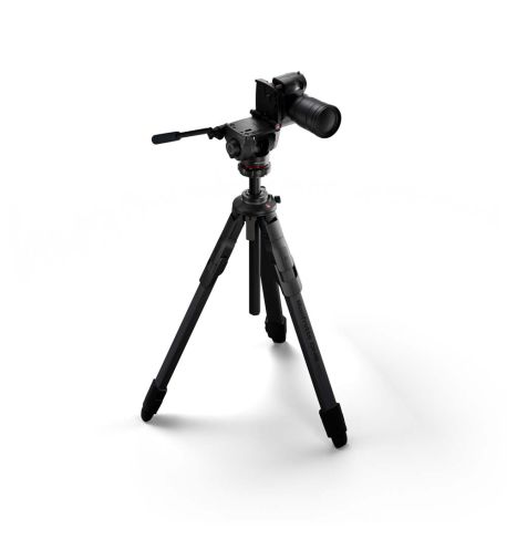 KIT Trípode MANFROTTO ONE Carbono con rótula fluida 500X