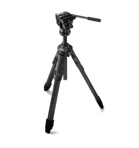 KIT Trípode MANFROTTO ONE Carbono con rótula fluida 500X
