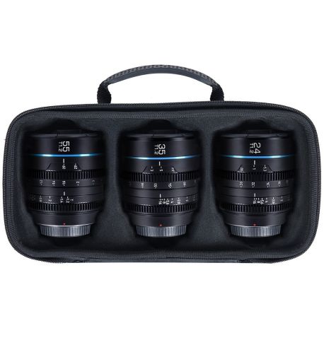 Objetivo SIRUI NightWalker KIT 24mm 35mm 55mm T1.2 Para Cine