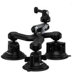 LEOFOTO SOPORTE TRES VENTOSAS CAMARA ACCION LAC-05 2