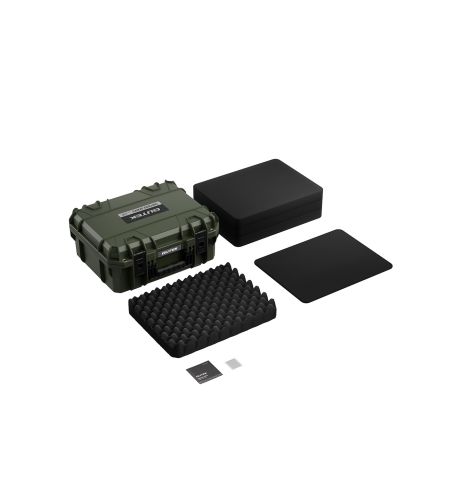 GUTEK Maleta Trolley de protección Tortoise T-300 con ruedas Verde