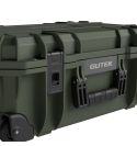 GUTEK Maleta Trolley de protección Tortoise T-300 con ruedas Verde