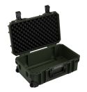 GUTEK Maleta Trolley de protección Tortoise T-300 con ruedas Verde