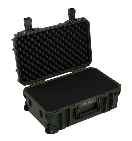 GUTEK Maleta Trolley de protección Tortoise T-300 con ruedas Verde