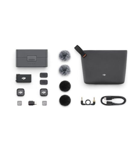 DJI Mic 3 Micrófono inalámbrico (2TX + 1RX) + Charging Case