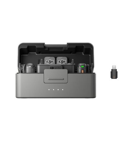 DJI Mic 3 Micrófono inalámbrico (2TX + 1RX) + Charging Case