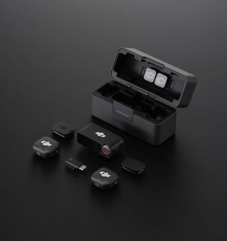 DJI Mic 3 Micrófono inalámbrico (2TX + 1RX) + Charging Case